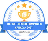 Top web design companies canada 2021 with a stylish footer.