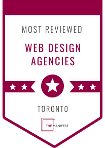 Most reviewed web design agencies in Toronto.