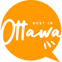 A Web Design Featuring A Speech Bubble With The Word Ottawa.