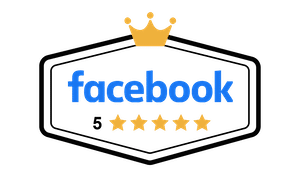 5-Stars Facebook Rating Icon Representing Consensus Creative Rating On Facebook