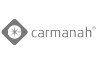 The Carmanah Logo On A Black Background, Designed By A Web Development Agency Based In Toronto.
