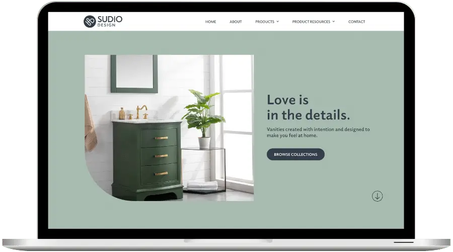Web Design And Development For A Bathroom Vanity Ecommerce Store In Toronto By Consensus Creative Web Design Agency