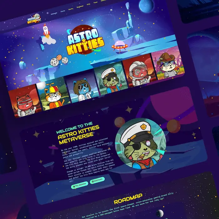A Website Design And Development For A Space Themed Game By Consensus Creative In Toronto.