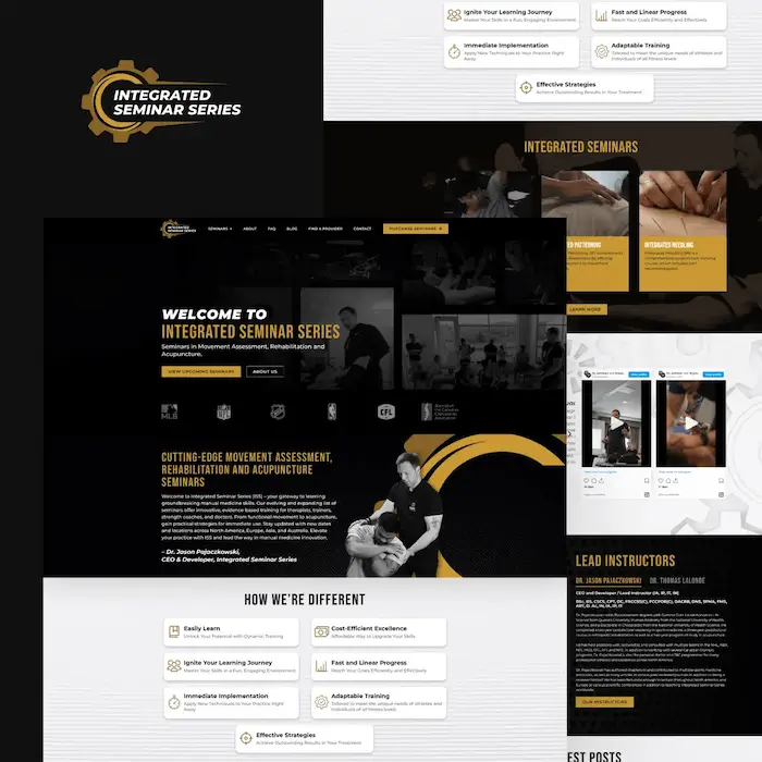 A Website Design For A Martial Arts Studio.