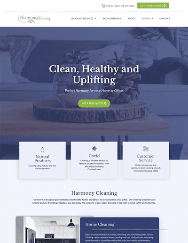 Harmony Is A Wordpress Theme Focused On Web Design, Tailored For Toronto-Based Web Development Projects.